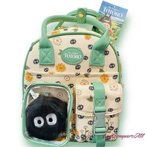 Studio Ghibli My Neighbor Totoro Soot Sprites Coin Pouch Mini Backpack